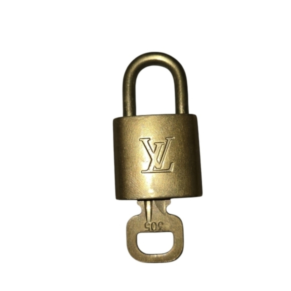 Louis Vuitton Brass Padlock With Key Number 305 GUC